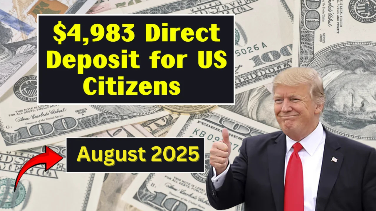 $4983 Direct Payment Coming in August