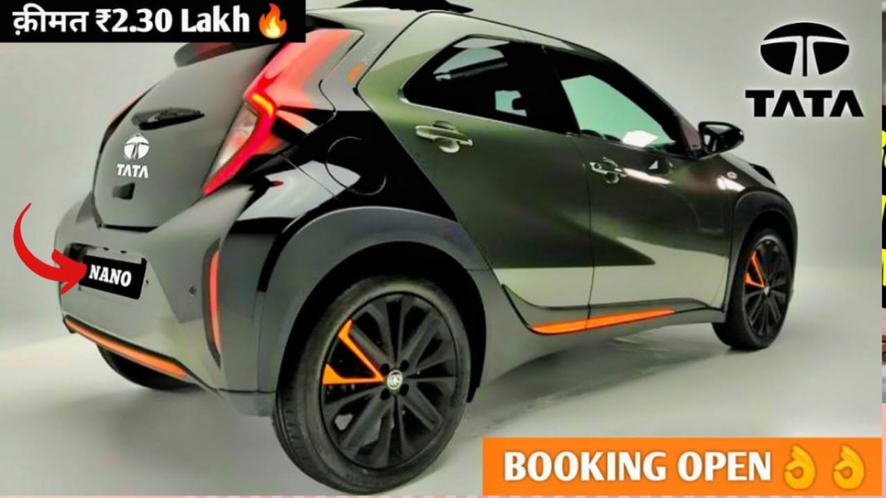 Bring Home The 2025 Tata Nano Electric Car With 40KM Range and Advanced Features in a Tempo Budget —